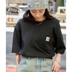 メンズ tシャツ Tシャツ carhartt/カーハート Workwear ビッグシルエット ポケット半袖 ロゴ Tシャツ  ワッペン トップス