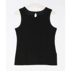 タンクトップ ノースリーブ 「日本製」スムースロングカラータンクトップ レディース