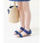 サンダル コルク巻き ゴムストラップ キッズサンダル キッズ 子供 女の子