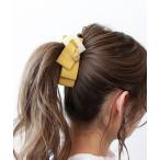 ヘアクリップ アセチフレームリボンバナナクリップ