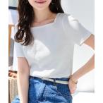 tシャツ 「 S M L 」 選べるタイプの細リブ半袖Tシャツ レディース