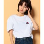 ショッピングHILFIGER tシャツ Tシャツ レディース オーバーサイズ バッジ Ｔシャツ