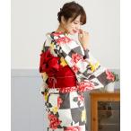 浴衣 ＼9種類から選べる大人3点セット／「レディース浴衣+帯+下駄」シンプル レトロモダン レディース