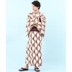 浴衣 流水 格子 浴衣 単品 ゆかた 和装