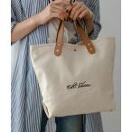 トートバッグ バッグ エンブロイダリーロゴキャンバストート レディース