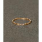 指輪 リング 「K18」クラシカルダイヤモンドリング/金属アレルギー対応 レディース