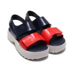 ショッピングmelissa サンダル レディース FILA MELISSA Melissa Sandal +Fila (ネイビー/レッド)