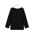 tシャツ コットン100％ゆったりボーダーチュニックカットソーロンT レディース