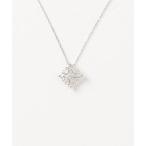 ネックレス K10ダイヤデザインネックレス レディース