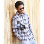 シャツ ブラウス コットン 長袖 チェックシャツ
