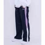 パンツ 「FILA/フィラ」ロゴ刺繍 サイドライン 切替 ジャージパンツ トラックパンツ 下 レディース