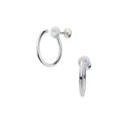 イヤリング SV925 フープイヤリング レディース