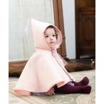 ポンチョ ふんわりリボンのポンポンマント キッズ 子供服 女の子