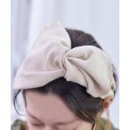 ヘアバンド F＆D _ ビッグリボンリブターバン