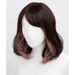 ウィッグ エクステ 「フルウィッグ・ミディアム」インナーカラーウェイブミディ レディース メンズ