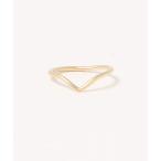 指輪 【2size展開】つや消しアーモンドシェイプ2サイズリング