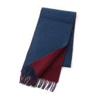 マフラー カシミヤリバー千鳥ミニマフラー