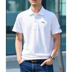 ポロシャツ 「FILA/フィラ」WEB限定 別注 ワンポイント ロゴ刺繍 DRY 半袖ポロシャツ/抗菌防臭+吸汗速乾+UVカット メンズ レディース