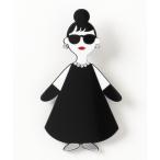 ブローチ 〈HAPPY FACE/ハッピーフェイス〉サングラスLADY ブローチ