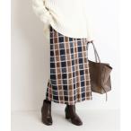スカート 【 CLASSY. Closet×SLOBE 】チェックタイトミモレスカート◆
