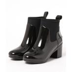 長靴 レインブーツ REFINED MID HEEL GLOSS レディース