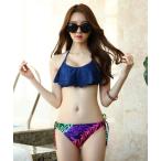  купальный костюм кожа cut оборка бикини * красочный шорты купальный костюм 2 позиций комплект женский 