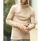 ニット モヘアタッチ タートルネック ニットセーター