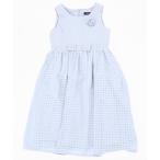 ドレス 発表会 卒園式 入学式 コサージュ付き シアーチェック ワンピース(140〜160cm) キッズ 子供服 女の子
