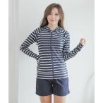 水着 ラッシュガード付ホルターネックタンキニ 水着4点セット レディース