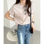 tシャツ 綿100％プチハイネックＴシャツ レディース