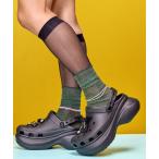 サンダル クロックス crocs クロックス クラシック ベイ クロッグ ウィメンcrocs classic bae clog w/厚底 サンダル レ