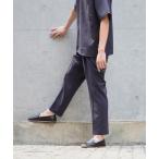 パンツ スラックス 【EVALET】ドライタッチ クロップドスラックス