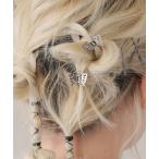 ヘアクリップ 「2個セット」バタフライヘアクリップ レディース
