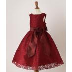ドレス 発表会 卒園式 入学式 リボンベルト アンティークレースドレス キッズ 子供服 女の子