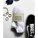 靴下 「ANVIL」3パック アンクルソックス/3P Ankle Socks/ANS030 MURS メンズ