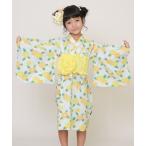 浴衣 つばき柄浴衣 キッズ 子供 女の子