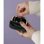 コインケース レザーがま口ポーチ ミニ 財布 小銭入れ 本革 口金 直営店限定 (S)