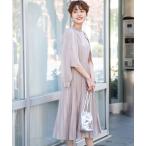 【Oggi 5月号掲載】ワンピース＋クルーカーデセットアップ