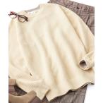 ニット 【 WASHABLE KEEP FORM KNIT 】ウォッシャブル キープフォーム リップル編みプルオーバーニット