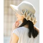 帽子 ハット あご紐付き ストローハット レディース