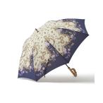 傘 スカーフ 日傘 47cm ネイビー（晴雨兼用）