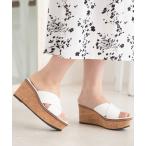 サンダル 厚底ヤミツキソールクロスベルトサンダル レディース