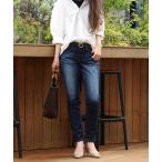 ジーンズ デニム デニムパンツ 「SOMETHING」テーパードストレートデニムパンツ レディース