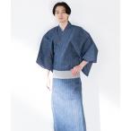 浴衣 メンズ8柄から選べる無地セレクト　(浴衣/帯/下駄/腰紐)の4点セット　マジックテープの簡単帯のセット