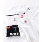 tシャツ 「HANES/ヘインズ」ＢＥＥＦＹ　Ｔ−ＳＨＩＲＴ　２Ｐ　Ｈ５１８０−２　ビーフィー/Tシャツ/2枚組/無地/ユニセックス  ヘビーウェイト