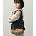 ショッピングカゴバッグ かごバッグ カゴバッグ F＆D : コットンメッシュカゴバッグ