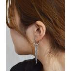 ピアス 【BROTHERHOOD】サージカル ステンレス フォーリンチェーンMIX ハーフ ピアス