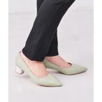 パンプス 「本革」「NICAL」型押しミドルヒールパンプス4101