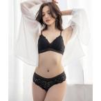 ショッピングブラジャー ツーハッチ ブラジャー ショーツセット ノンワイヤー クラシックレースブラレット＆ショーツ