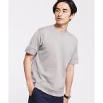 ニット 思いきり洗えるニットファインゲージクルー半袖